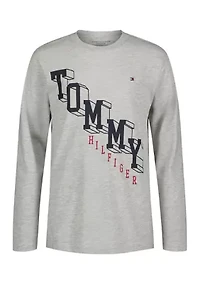 Boys 8-20 Long Sleeve Stepper Graphic T-Shirt
