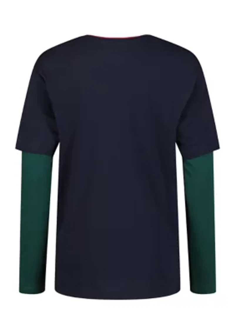 Boys 4-7 Logo Motif Graphic T-Shirt