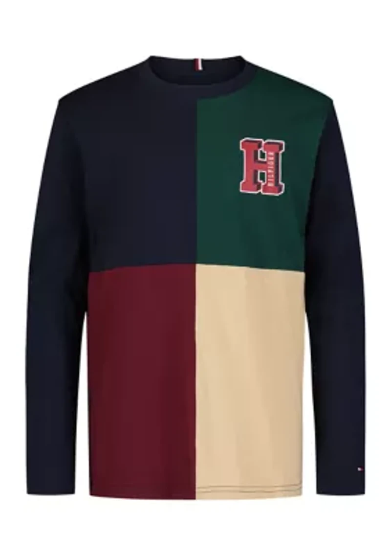 Boys 4-7 Quad Color Blocked Graphic T-Shirt