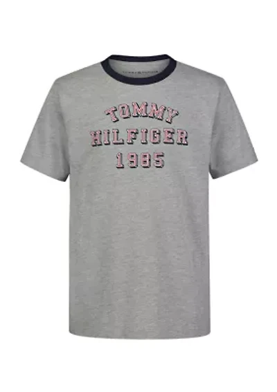 Boys 4-7 Short Sleeve Graphic Ringer T-Shirt