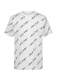 Boys 8-20 Angle Script Printed T-Shirt