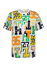 Boys 4-7 Varsity Letters Printed T-Shirt