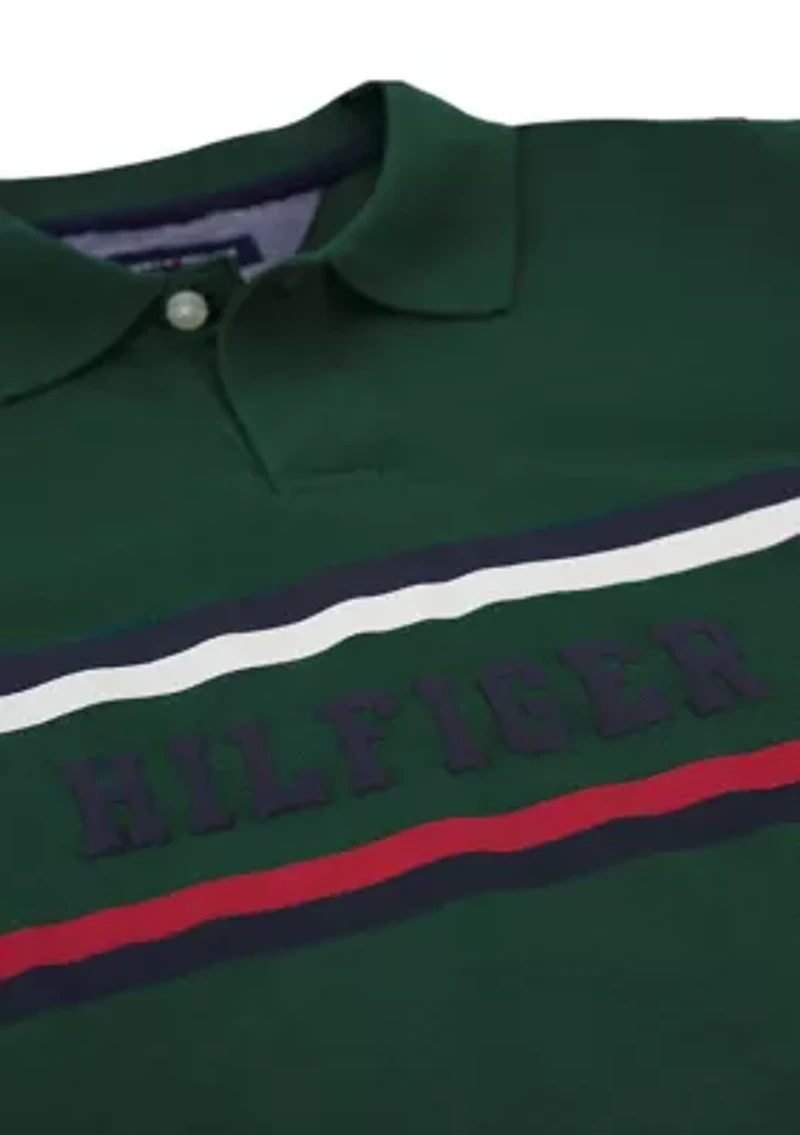 Boys 8-20 Global Chest Logo Polo Shirt