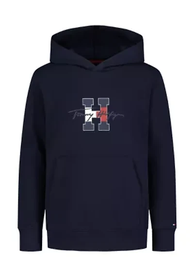 Boys 4-7 Script Pullover Hoodie