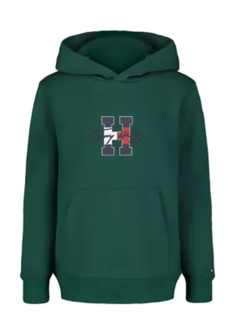 Boys 8-20 Script Pullover Hoodie