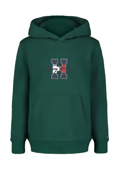 Boys 8-20 Script Pullover Hoodie