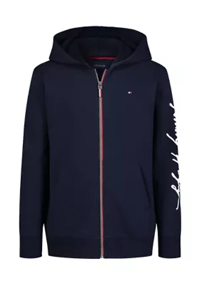 Boys 4-7 Signature Logo Zip Front Hoodie