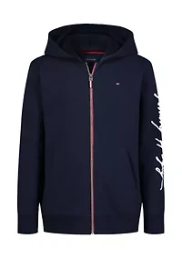 Boys 4-7 Signature Logo Zip Front Hoodie