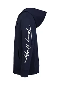 Boys 4-7 Signature Logo Zip Front Hoodie