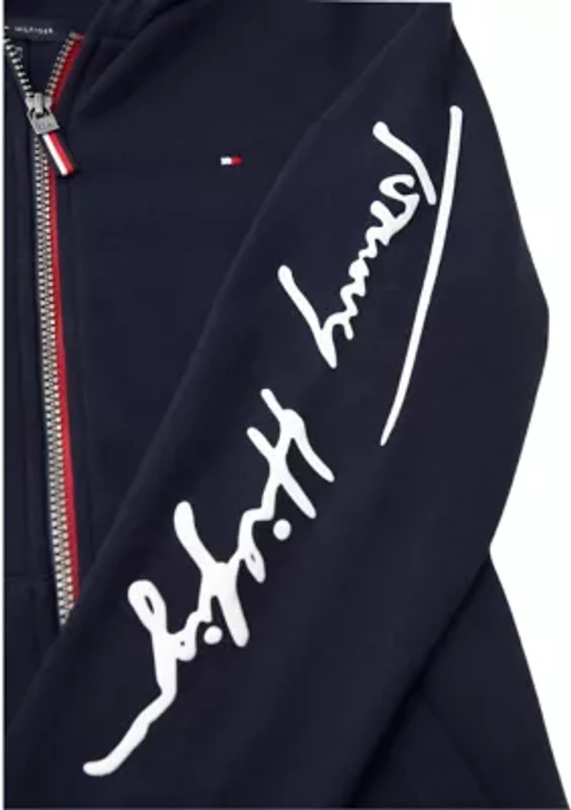 Boys 4-7 Signature Logo Zip Front Hoodie