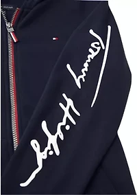 Boys 4-7 Signature Logo Zip Front Hoodie