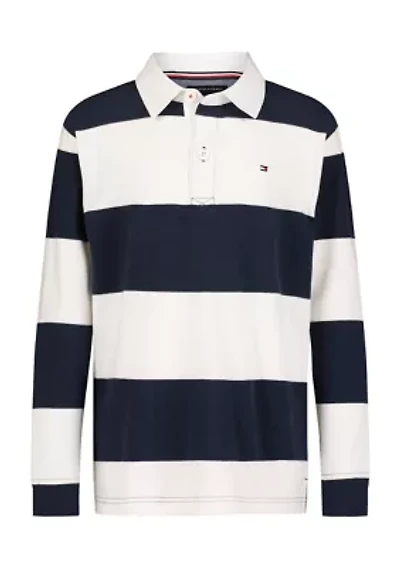 Boys 4-7 Bold Stripe Rugby Shirt