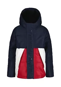 Boys 8-20 Tommy Hilfiger Color Block Puffer