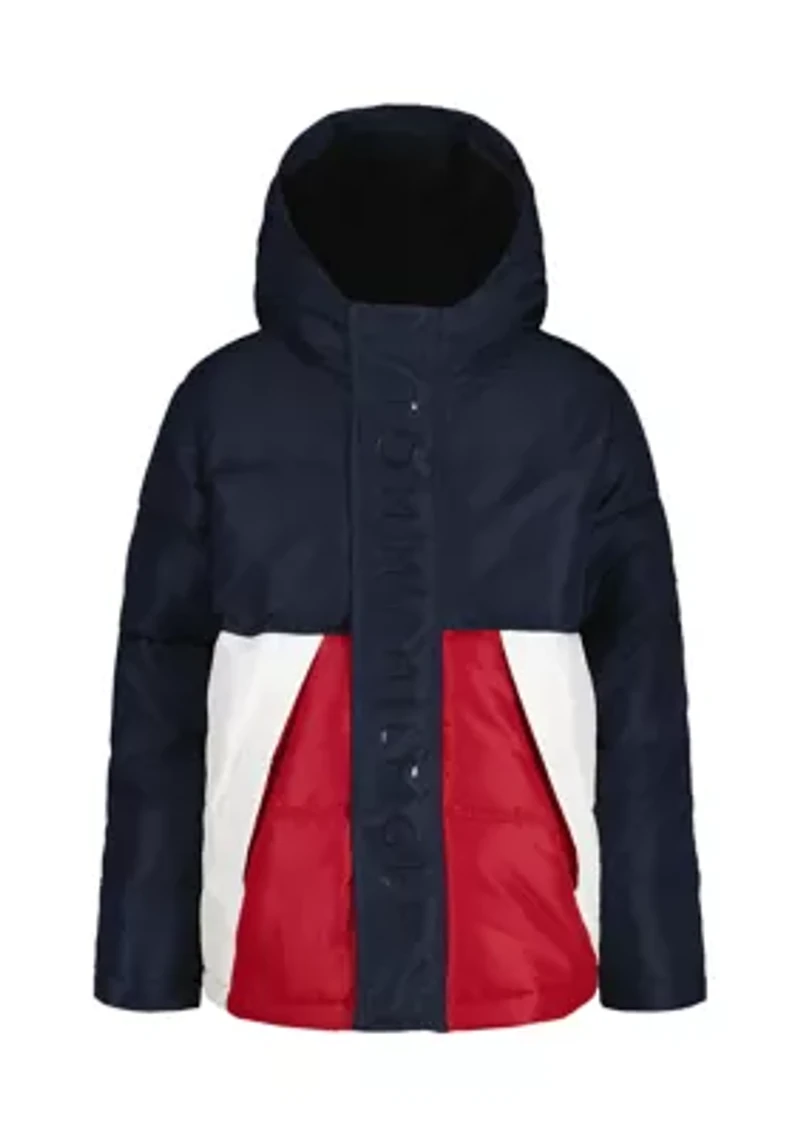 Boys 4-7 Color Block Puffer