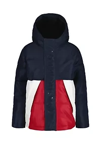 Boys 4-7 Color Block Puffer