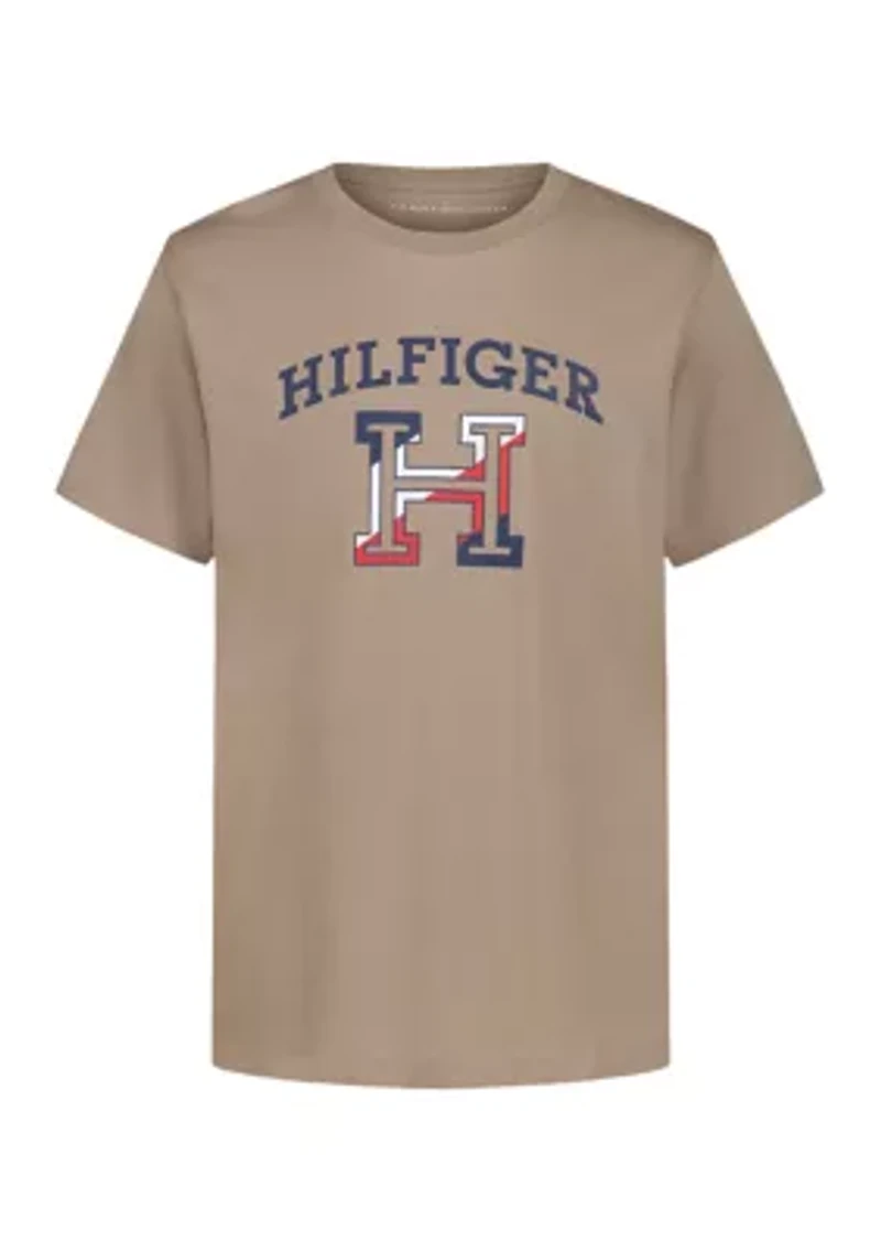 Boys 8-20 Short Sleeve H Graphic T-Shirt