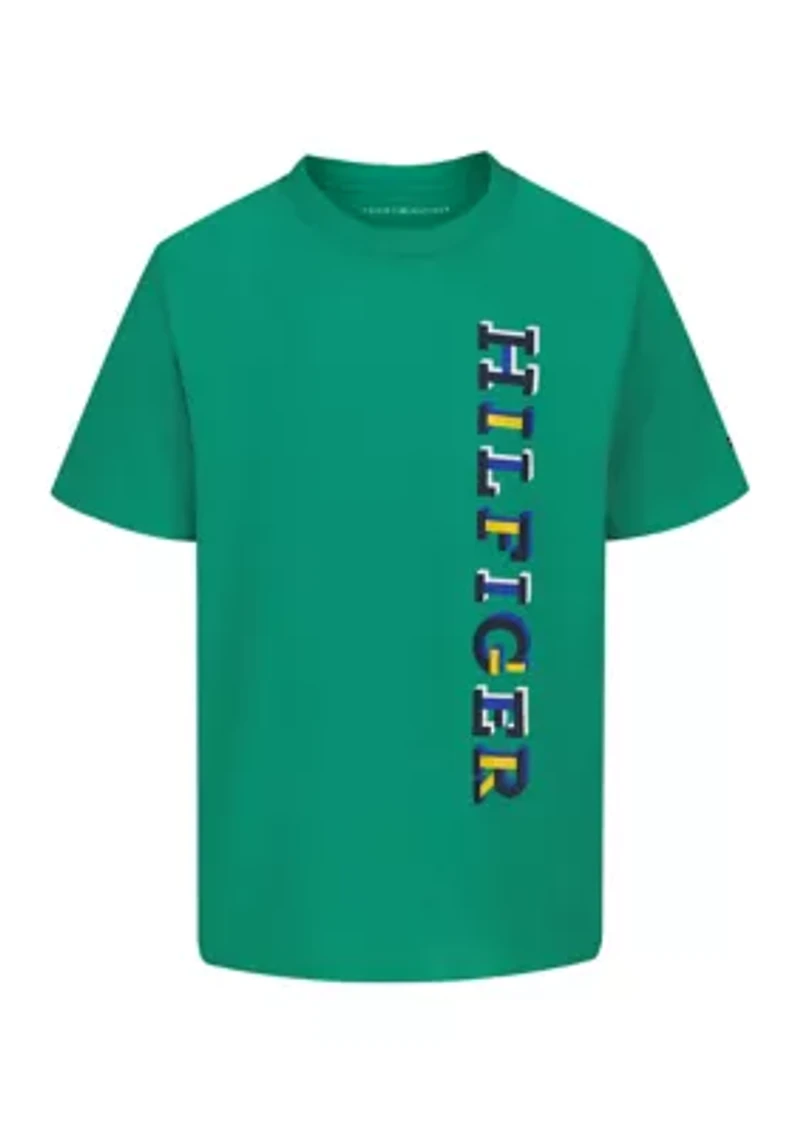 Boys 8-20 Short Sleeve 3D Hilfiger T-Shirt