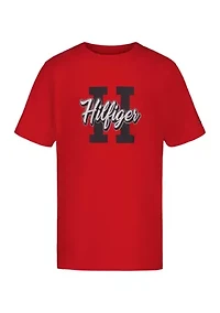 Boys 8-20 Short Sleeve Cotton Logo Graphic T-Shirt