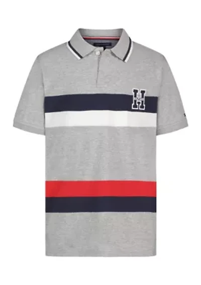Boys 8-20 Global Short Sleeve Polo Shirt