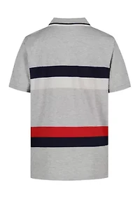 Boys 8-20 Global Short Sleeve Polo Shirt