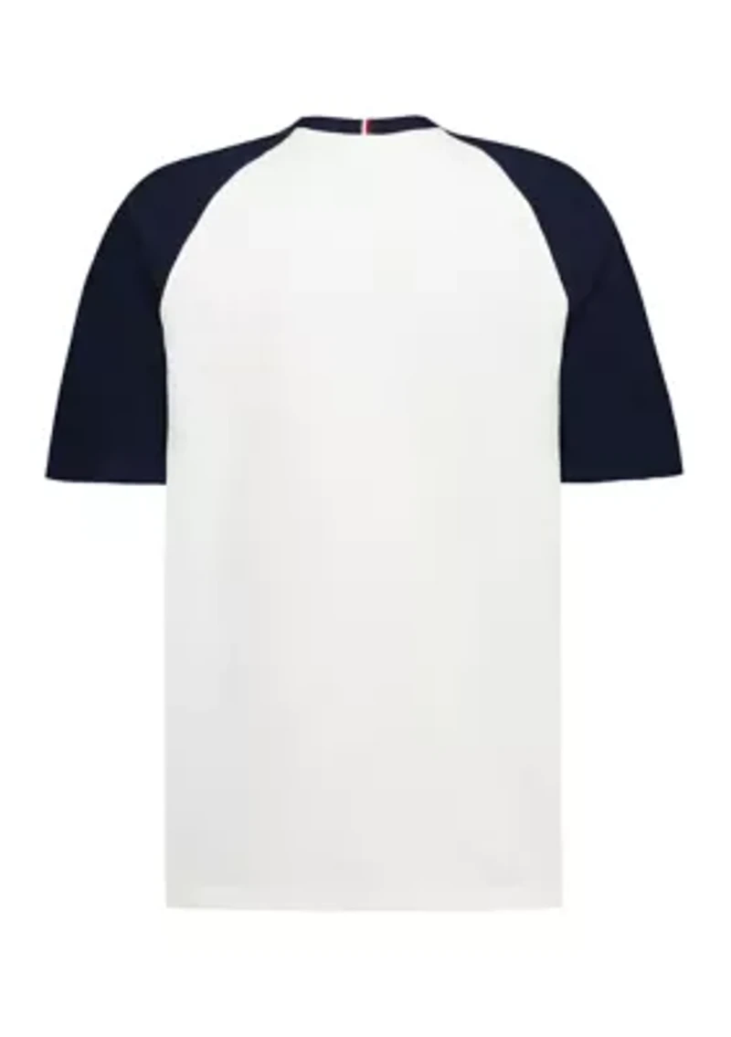 Boys 8-20 Raglan Terry Short Sleeve Knit Top