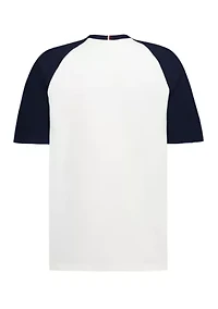 Boys 8-20 Raglan Terry Short Sleeve Knit Top