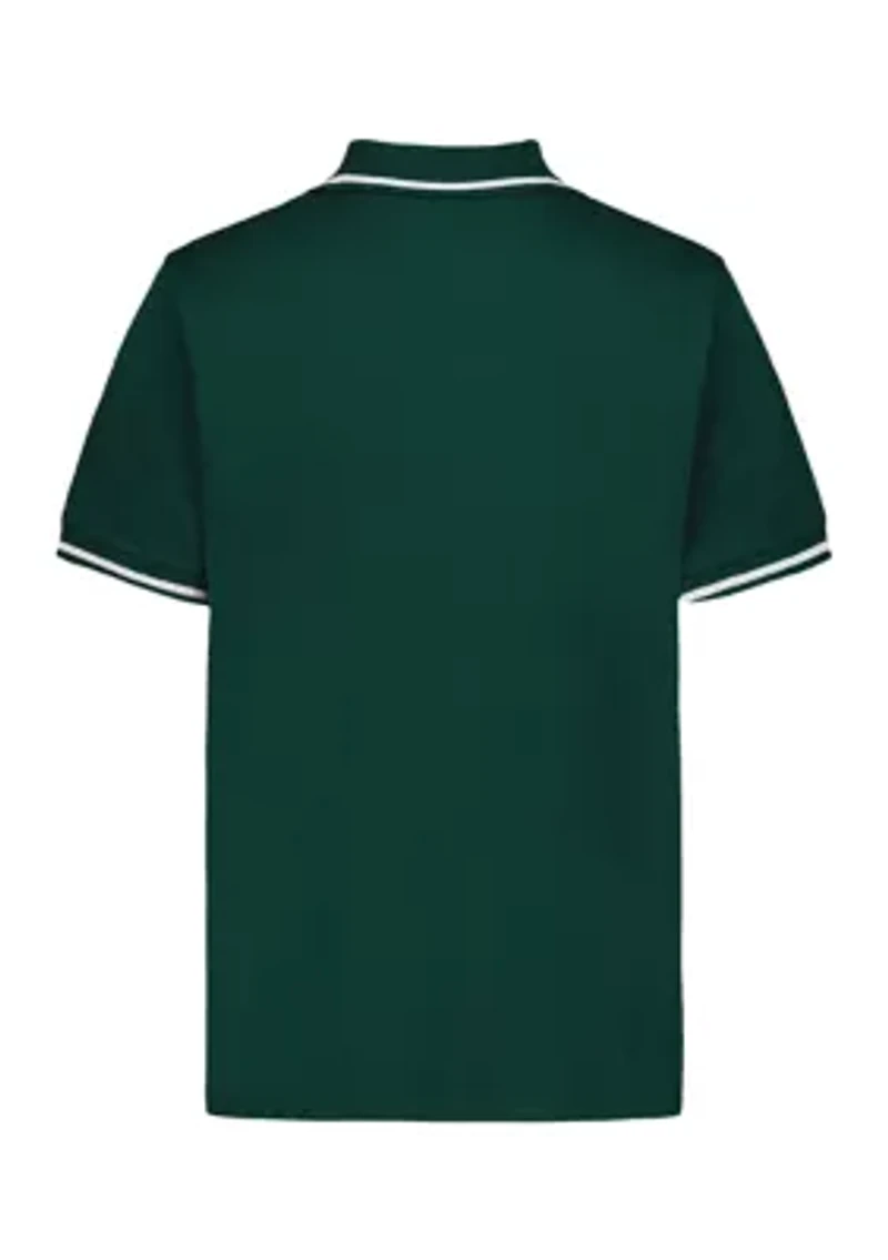 Boys 8-20 Short Sleeve Multi Stripe Polo Shirt