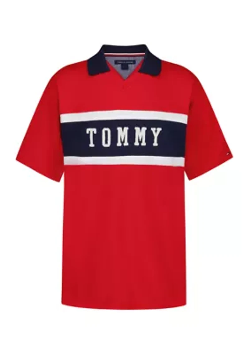 Boys 8-20 Short Sleeve Logo Polo Shirt