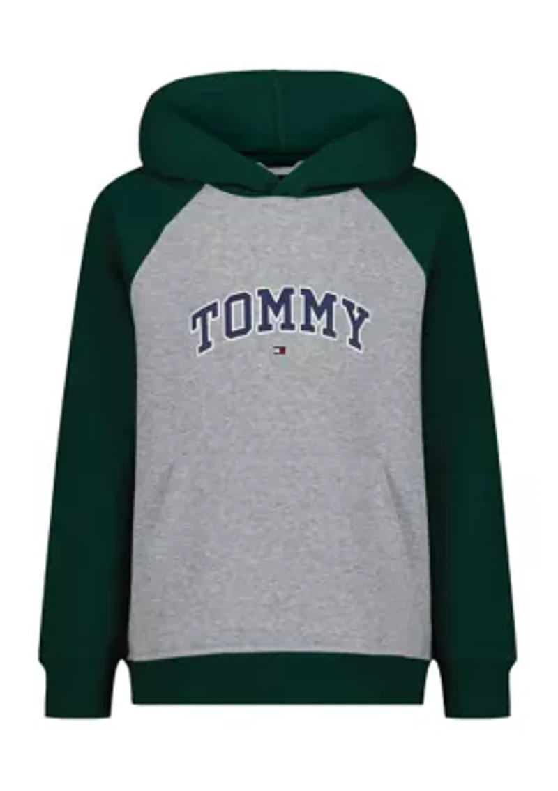 Boys 8-20 Raglan Graphic Hoodie