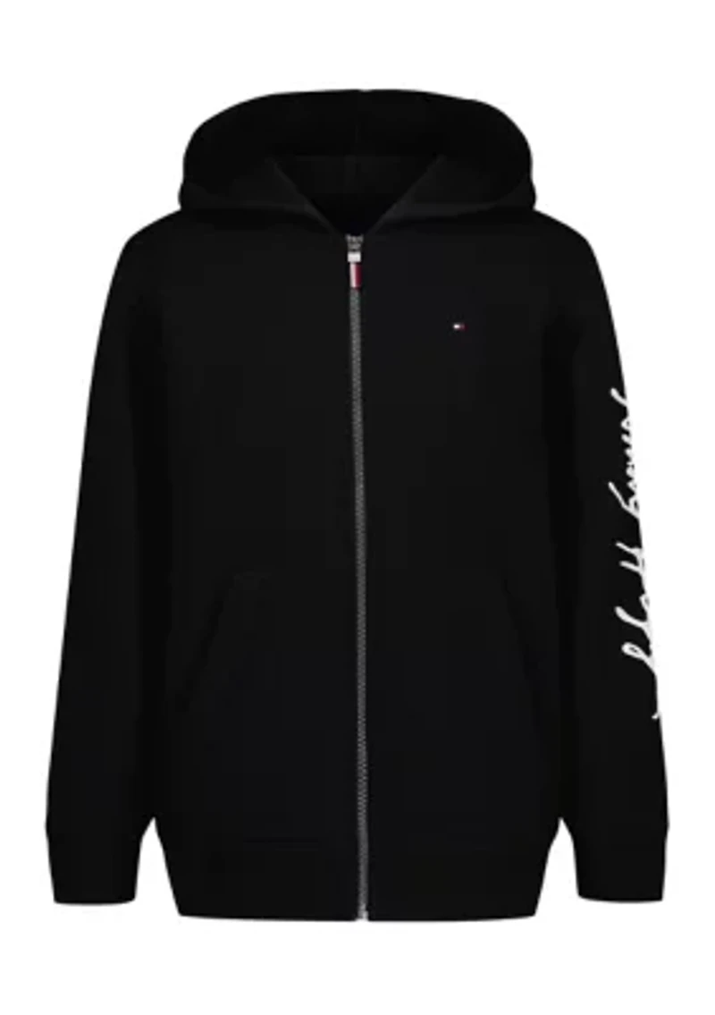 Boys 8-20 Signature Full Fleece Hooded Jacket