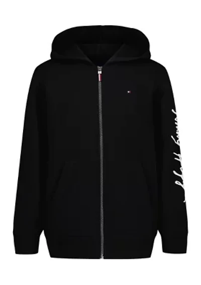 Boys 8-20 Signature Full Fleece Hooded Jacket