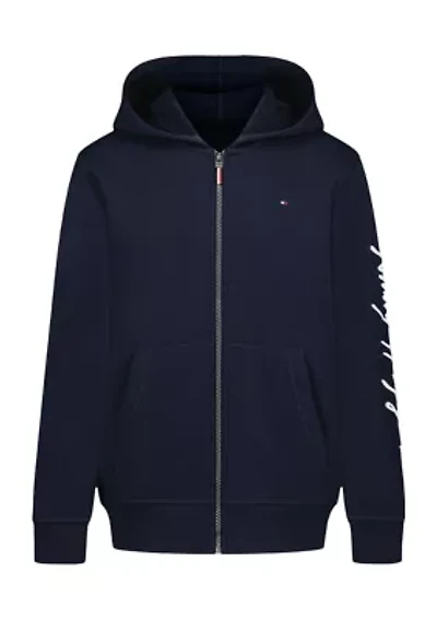 Boys 8-20 Signature Full Fleece Hooded Jacket