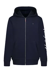 Boys 8-20 Signature Full Fleece Hooded Jacket