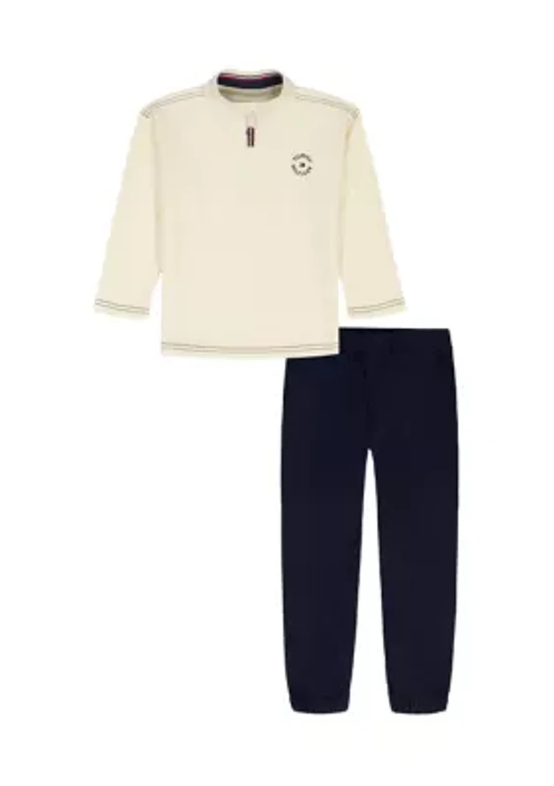 Boys 4-7 Long Sleeve T-Shirt and Pants Set