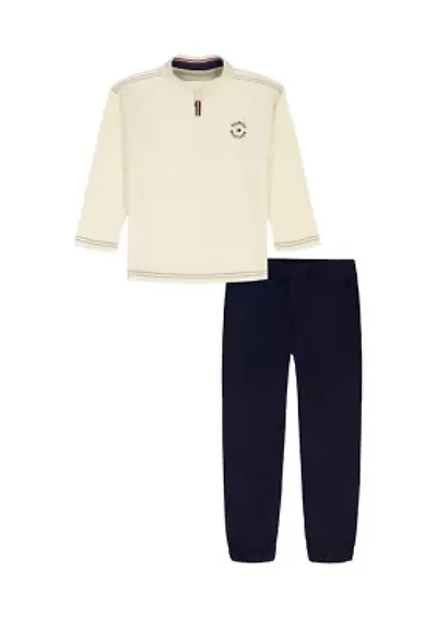Boys 4-7 Long Sleeve T-Shirt and Pants Set