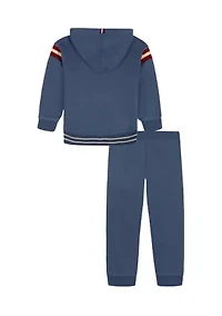 Boys 4-7 2-Piece Fleece Jogger Set