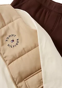 Boys 4-7 3-Piece Vest Set with Pants