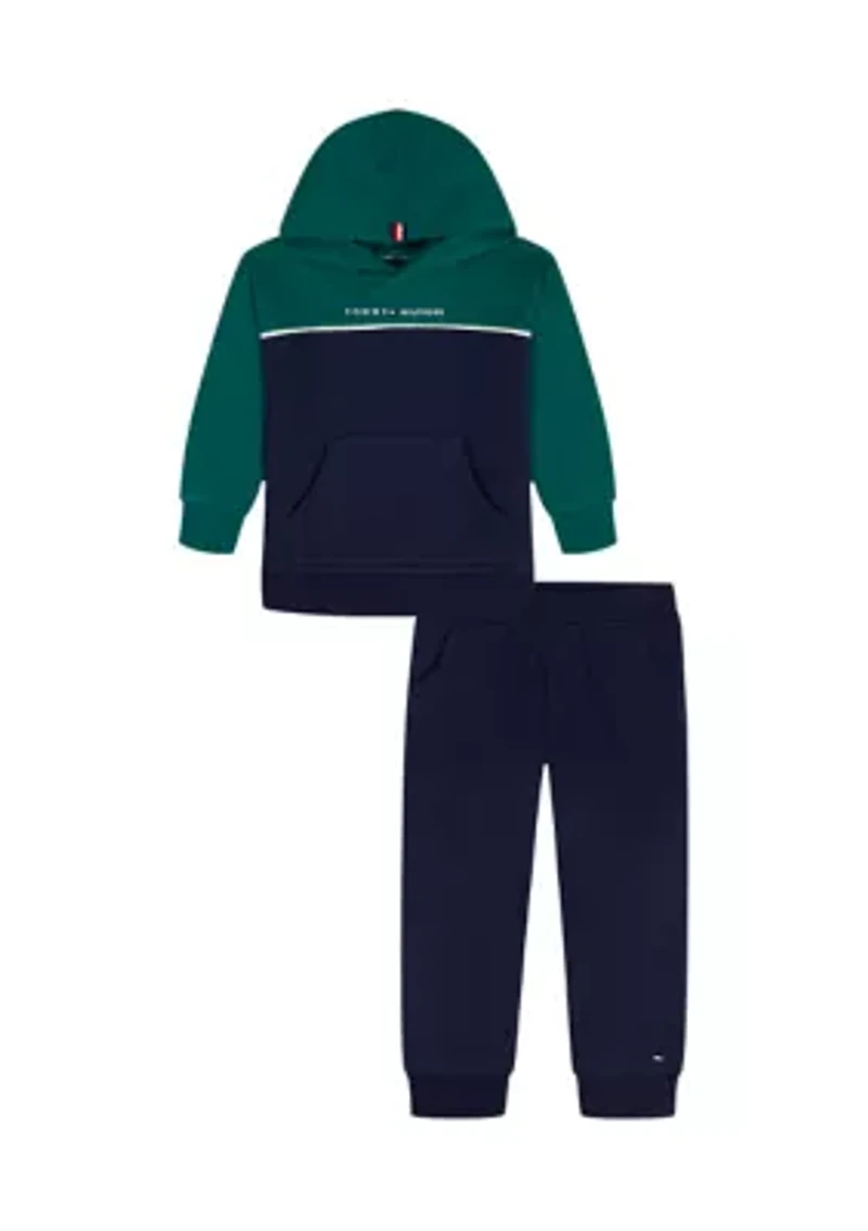 Boys 4-7 2-Piece Fleece Jogger Set