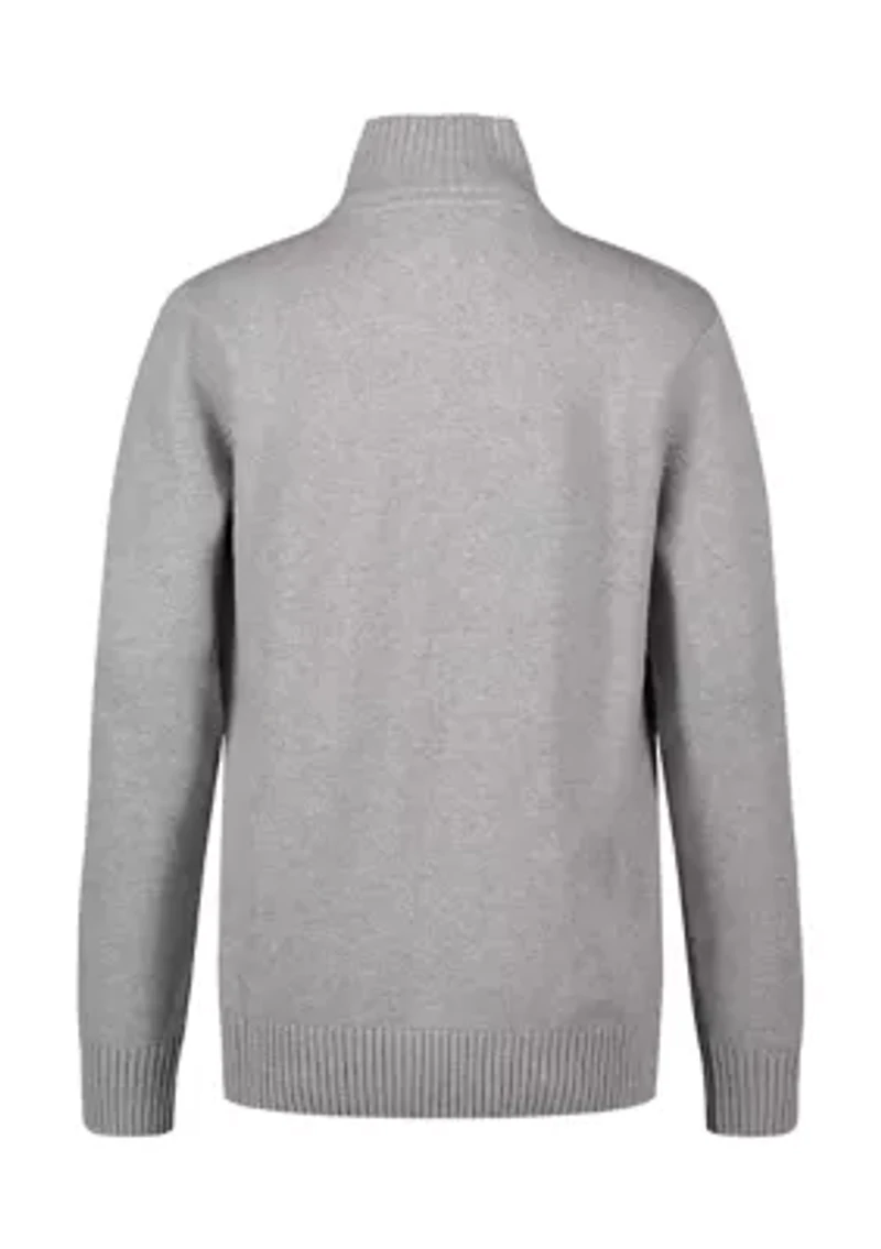 Boys 8-20 Signature Stripe 1/4 Zip Sweater
