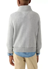 Boys 8-20 1/4 Zip Sweater