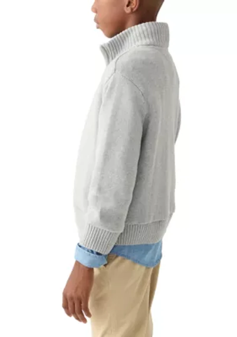Boys 8-20 1/4 Zip Sweater