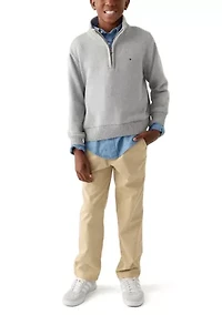 Boys 8-20 1/4 Zip Sweater