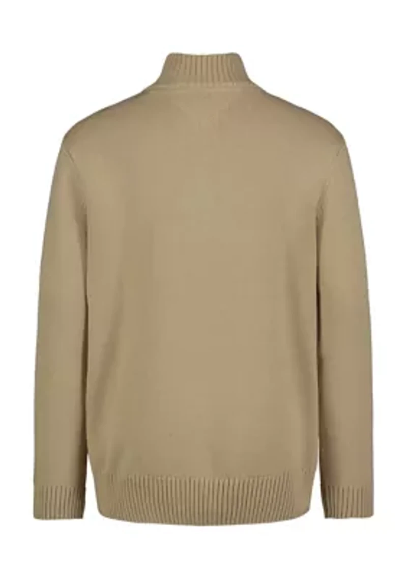 Boys 8-20 Quarter Zip Sweater