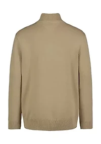 Boys 8-20 Quarter Zip Sweater