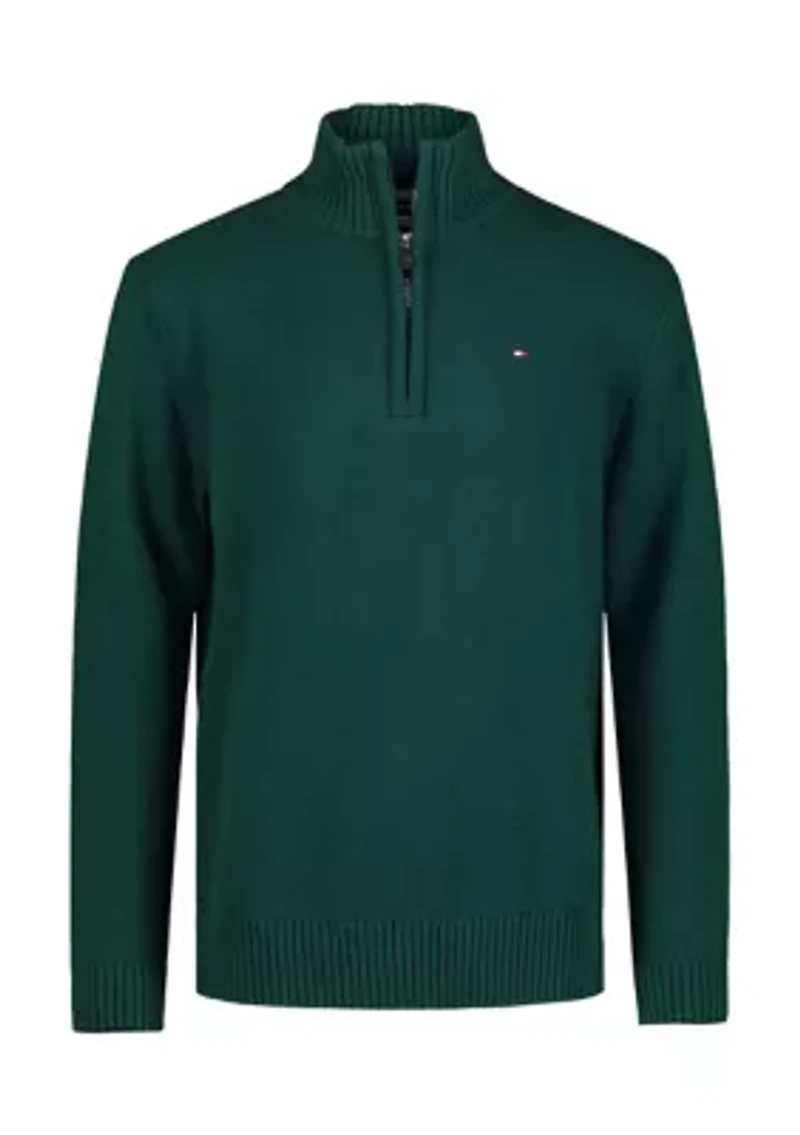 Boys 8-20 Quarter Zip Sweater