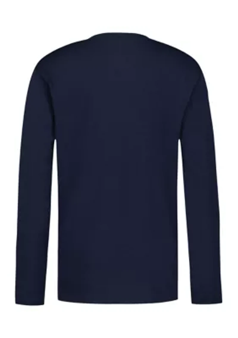 Boys 8-20 Long Sleeve Plaid Tommy Tee