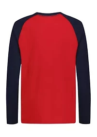 Boys 8-20 Long Raglan Sleeve T-Shirt