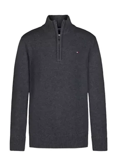Boys 4-7 ¼ Zip Sweater
