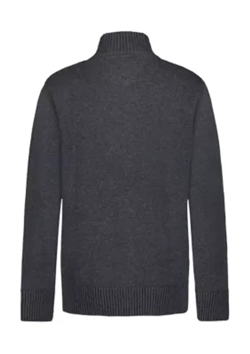 Boys 4-7 ¼ Zip Sweater