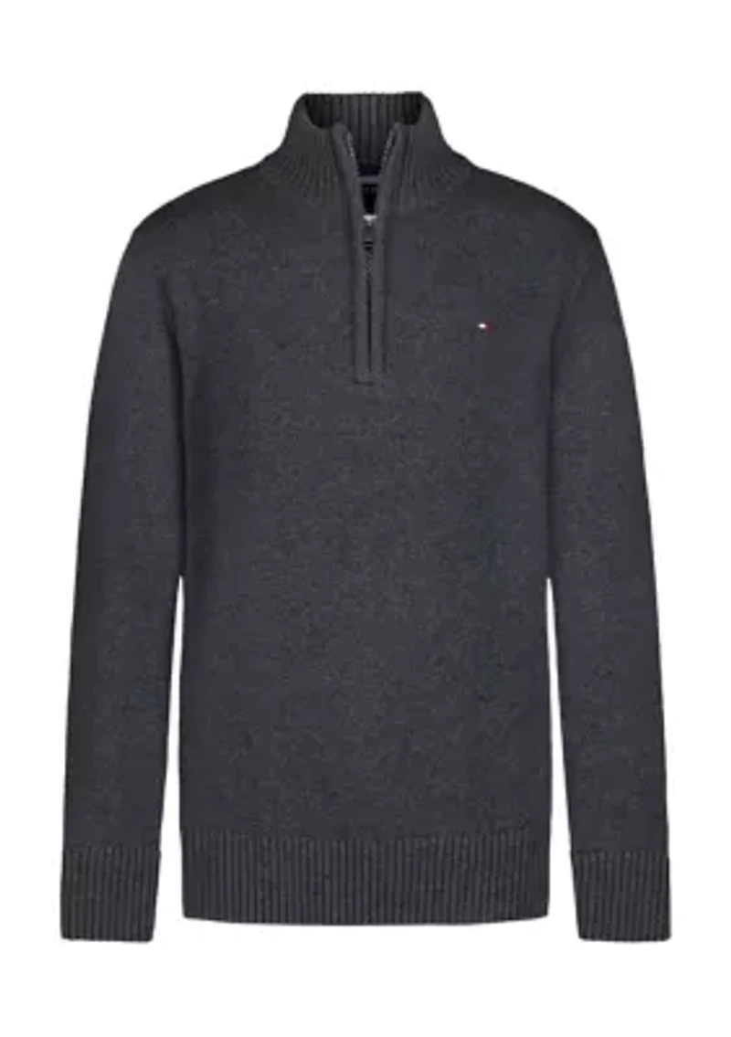 Boys 8-20 1/4 Zip Sweater
